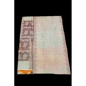 Juegos de cama bohemios de doble cara Vintage, edredón Kantha Reversible, relleno de algodón con estampado de retazos de bloque cosido a mano para uso en Hotel - Product Image 3