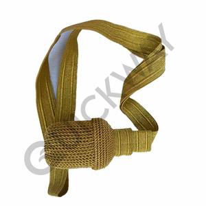 Nudo de daga de oficial naval cómodo de alta calidad, diseño de alambre negro con nudo de portepee de grado personalizado - Product Image 1