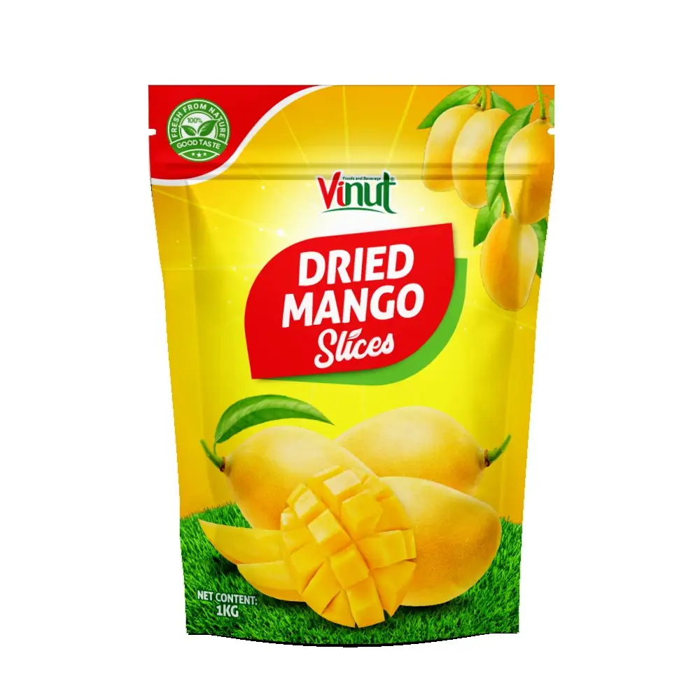 1kg Zipper bag VINUT Natural Dried Mango Slices mango dried fruits and vegetables Vietnam Suppliers Manufacturers