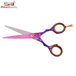 กรรไกรตัดผมพร้อมด้ามยางและใบมีดสแตนเลสขนาด6นิ้วสำหรับมืออาชีพ - Product Image 4