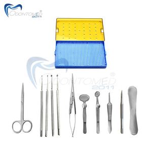 Juego de instrumentos de calazión de acero inoxidable, 11 unidades, Manual Ce, 2 años de duración, vuelta y reemplazo, Clase II, odontoed, 2011 MFDS - Product Image 2