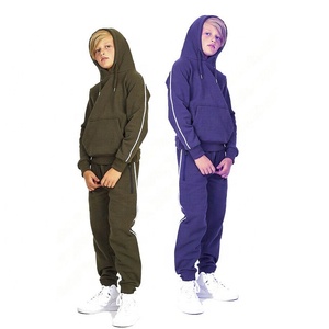 Ensemble de survêtement d'hiver 2-en-1 en molleton de coton pour homme, grande taille, avec haut et bas, pantalon de jogging et sweat à capuche - Product Image 1