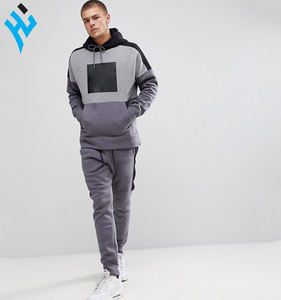 Vente en gros de vêtements de rue décontractés et à la mode de haute qualité personnalisés, hip hop unisexes, surdimensionnés, logo personnalisé pour les hommes, sweats à capuche de travail à panneau - Product Image 4
