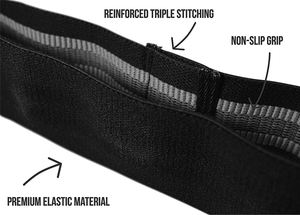 Factory Price Custom Logo Gym Non-Rolling Hip Booty <b>Bands</b> Fit Glute Fabric Resistance <b>Band</b> for Leg <b>Exercise</b> and Butt (Gray) - Product Image 6