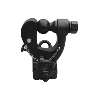 4WD Offroad Mới Rèn Móc Sơn Màu Đen Với Móc Kéo Bóng <span class=keywords><strong>Chrome</strong></span> - Product Image 4