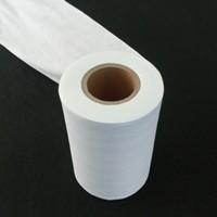Vietnam Vervaardigd Stof Rayon Viscose Polyester Katoen Wit Spunlace Niet-Geweven Parallel Mesh Rekbare Effen Stijl