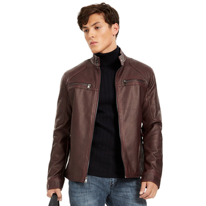 Manteau en cuir noir pour hommes, veste en cuir véritable pour moto, soins de qualité supérieure, fabrication sur mesure, vente en gros, nouvelle collection 2023 - Product Image 2
