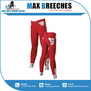 Pantalones de equitación de nailon cómodos personalizados OEM para niños - Product Image 5