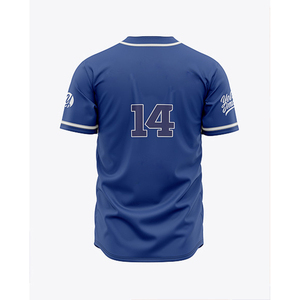 Baseball Uniform OEM Customize Breathable Blank Baseball Jerseys - Product Image 2