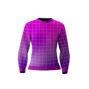 Sweat-shirt brodé personnalisé pour homme, imprimé par sublimation, couleur unique, haute qualité, respirant, confortable, écologique, séchage rapide - Product Image 1