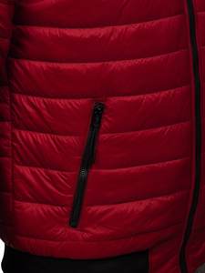 Vente en gros personnalisé de haute qualité grande taille imperméable coupe-vent 100% polyester blouson aviateur hiver homme col montant à la mode - Product Image 6