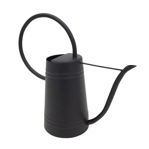 Canettes à eau en fer Style classique, fournitures de jardin pour maison et jardin faites à la main, de couleur noire mate, nouvelle collection - Product Image 1