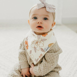 100% organic cotton baby <b>bandana</b> bibs from Indian manufacturers. - Product Image 1