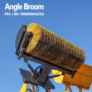 Balai d'angle pour chargeuse compacte, tracteur, chargeuse-<span class=keywords><strong>pelleteuse</strong></span>, chargeuse sur pneus - Product Image 2