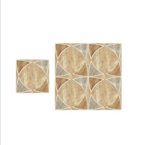 Baldosas de porcelana de superficie irregular de color amarillo para estacionamiento 400x400mm - Product Image 6