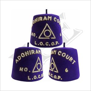 Masonic Regalia Shriner เฟซอิสลาม ROW-HSE เดี่ยว - Product Image 3