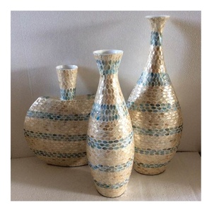 Florero con incrustaciones de perlas para madre, jarrón ecológico de alta calidad con nuevo estilo de Vietnam - Product Image 1