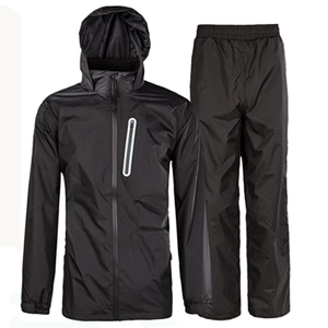 Men Women Rain Jacket and Pants Waterproof Custom Rain Suits Motorcycle Bike <b>Raincoat</b> Unisex RAINWEAR for Adults Custom Logo - Product Image 4