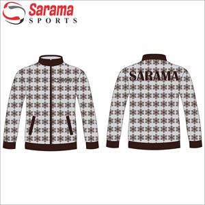 Otoño verde oscuro deporte poliéster polar chaqueta para los hombres con logotipo personalizado e impresión y diseño, - Product Image 1