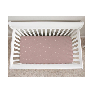 100% Organic Cotton Healthy Baby Fitted Crib Sheet - Product Image 1