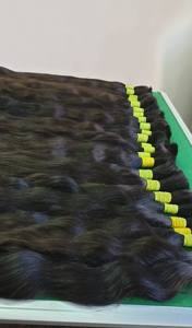 Excelencia al por mayor natural recto pelucas de cabello humano virgen 613 humano paquetes de pelo y pelucas - Product Image 6