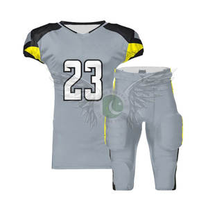 Nueva llegada American Youth Football Jersey Uniforme 100% Poliéster Transpirable y Tallas Grandes Hecho en América - Product Image 4