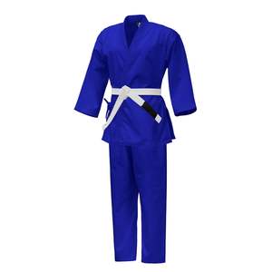 KARATE Gi Uniform Martial Arts Black White <b>Red</b> Blue Various Colors - Product Image 5