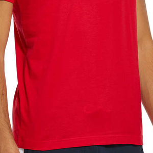 เสื้อยืดผู้ชาย OEM ผ้าฝ้าย 95% ผสมอีลาสเทน 5% ทรงโค้งชายเสื้อ เสื้อยืดคอกลมทรงยาวสำหรับผู้ชาย - Product Image 6