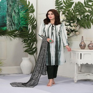 Vêtements de fête pour femmes en mousseline de soie Salwar Kameez Costumes Viscose Soie Lin Matériel - Product Image 1