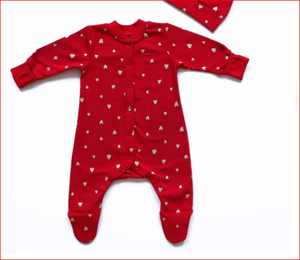 Peleles de bebé de punto de algodón orgánico 100, ropa de recién nacido personalizada, ropa de bebé certificada, proveedores indios, peleles de bebé - Product Image 2