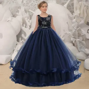 Children Long Dress Manufacturers Baby Kids Prom Clothes Supplier Girl Garments LP-76