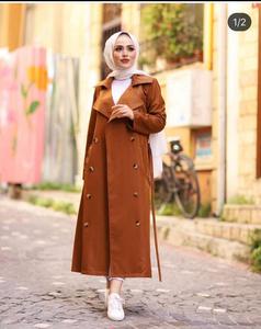 เสื้อโค้ทผู้หญิงคอลเลคชั่นใหม่ เสื้อผ้าอิสลามแบบตุรกี อาบายะ คาฟตัน ดูไบ อาหรับ มุสลิม แฟชั่นอิสลาม ชุดเดรสตุรกี - Product Image 1