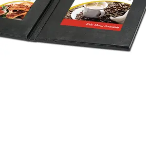 Libro di esposizione principale del ristorante del menu della luce del led del doppio lato ricaricabile