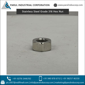 Écrou hexagonal simple de qualité 316 en acier inoxydable sur mesure de haute qualité bonne résistance avec finition polie - Product Image 4