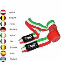 Bandages de boxe personnalisés avec logo, bandages élastiques de qualité supérieure, confortables, unisexes pour adultes, vente en gros