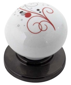 Mejor Oferta al por Mayor: Perilla de Porcelana para Muebles - Perilla de Porcelana y Zamak para Gabinetes - Product Image 3