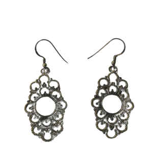Boucles d'oreilles tribales 925 argent - Product Image 1
