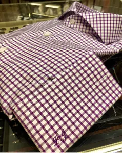 Venda quente de Alta Qualidade Tamanho Personalizado Vestido dos homens Camisa dos homens Camisa do Negócio