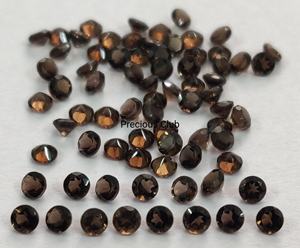 Cuarzo ahumado Natural de corte redondo, 2,2, 50,3,4,5,6,7,8,9,10mm - Product Image 4