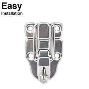 Vente en gros cadenas à loquet en métal zingué Yeou Cherng HC258 avec boucle circulaire supplémentaire pour valises en bois/outils - Product Image 1