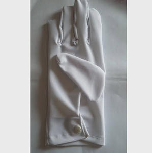 เครื่องถุงมือผ้าฝ้ายสีขาวอัศวินไขว้สีแดงปักสำหรับการใช้งานแบบก่อสร้างสำหรับสวมใส่ประจำวันและฤดูหนาว - Product Image 6