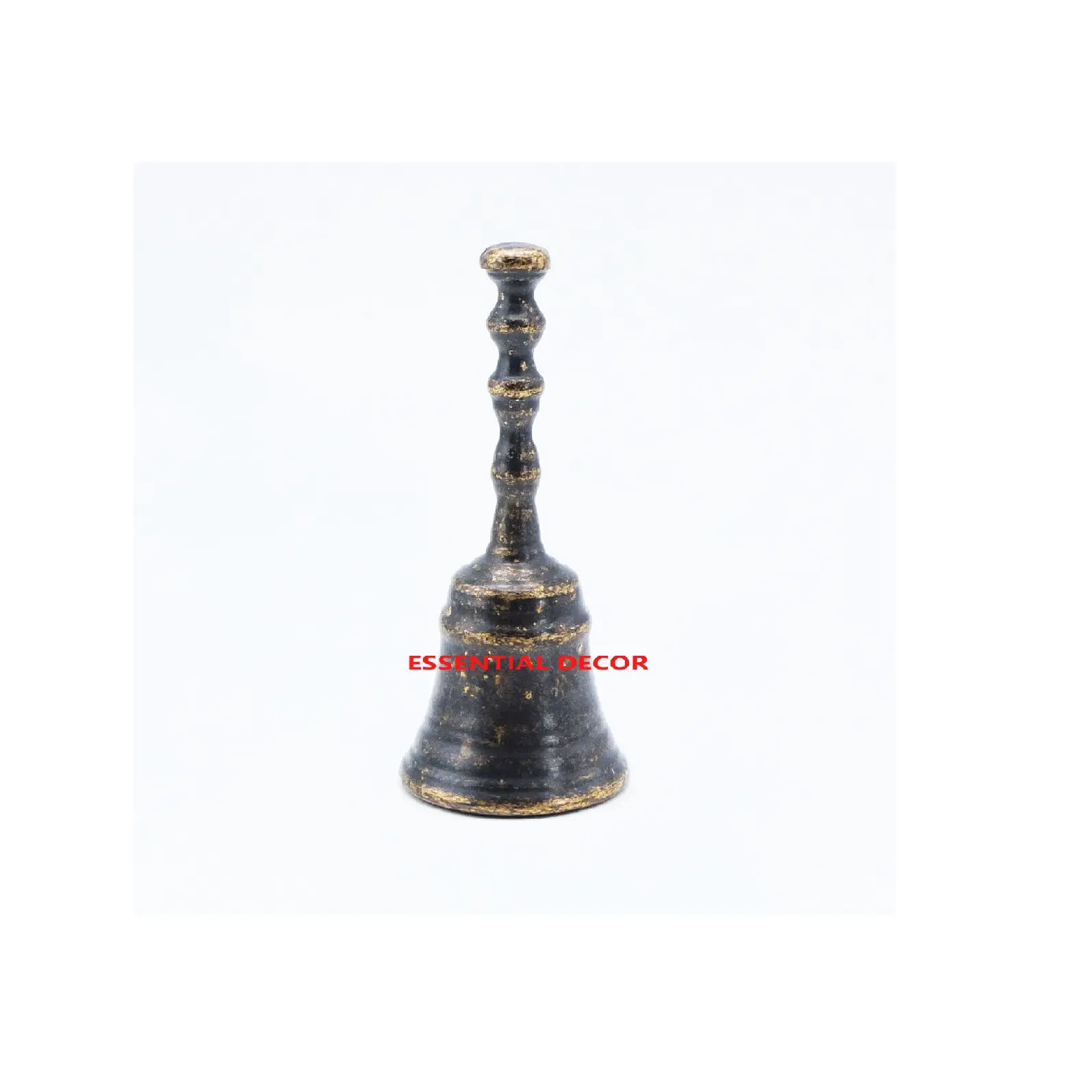High Quality Brass Christmas Bell for Decoration Hot Selling Metal Brass office Desk Bell Unique Cow Bell for Christmas Ornament