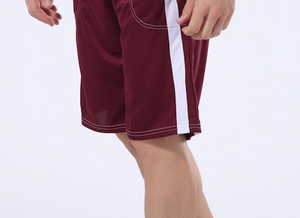 Logo personnalisé Gym Maille Dentelle Respirant 100% Polyester Shorts Sports Athlétique Course Fitness Biker Ensembles Basketball Hommes - Product Image 5