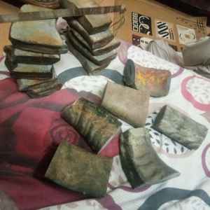 ด้ามจับเขาควายด้ามจับดาบเขาควายสีน้ำตาลขัดเงาธรรมชาติ100% ดีที่สุด - Product Image 6