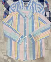 Kemeja Pria Trendy Terbaru Gaya Keren Desain Fashionable Berkualitas Tinggi 100% Katun Cepat Kering Bernapas Cocok untuk Musim Panas Berorientasi Ekspor