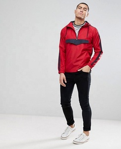 Offre Spéciale Mode Hommes Veste coupe-vent/demi-Fermeture Éclair En Nylon Élégant Veste Coupe-Vent Personnalisée - Product Image 6