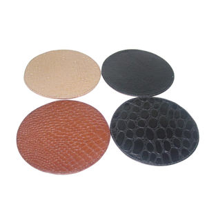 Posavasos de cuero con patrón de cocodrilo, posavasos de cuero con relieve, diseño a la moda, nuevo diseño - Product Image 3