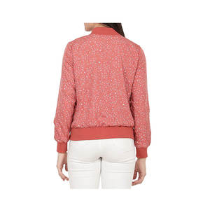 Chaqueta Bomber de satén para mujer, cazadora de alta calidad, último diseño, venta al por mayor, 2022 - Product Image 4