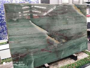 Tấm Thạch Anh <span class=keywords><strong>Bordeaux</strong></span> Thảo Mộc Xanh Ngọc Lục Bảo Cho Nhà Bếp Và Phòng Tắm Mặt Bàn - Product Image 3