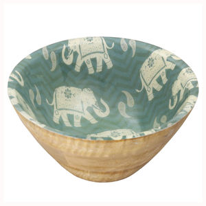 Utensilios Cuencos para servir sopa de lujo Uso de hotel y Resort Vajilla Servidor de alimentos Tazón Mesa Centro de mesa Tazón de madera para servir - Product Image 1